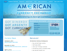 Tablet Screenshot of americanxchange.com